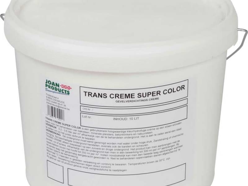 TRANS CREME SUPER COLOR 88 Gevelwaterafstotende producten - Joan Products