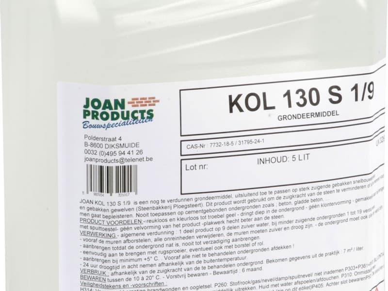KOL 130 S 1/9 Grondeer producten - Joan Products